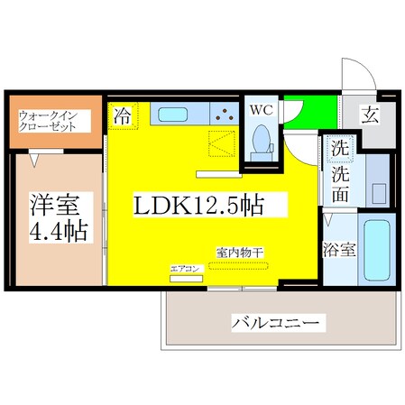 羽犬塚駅 徒歩36分 1階の物件間取画像